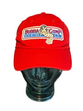 Forrest Gump Bubba Gump Shrimp Co. Red Logo Baseball Cap Hat 1994 Cotton Outdoor